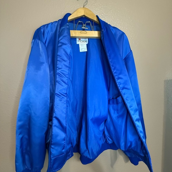 Funny Vintage Members  Satin Jacket Jack  Jill Square Dance Club Blue Size Large - Picture 5 of 9